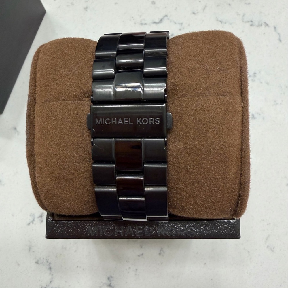 Michael Kors Black Stainless Steel Watch - Picture 5 of 11